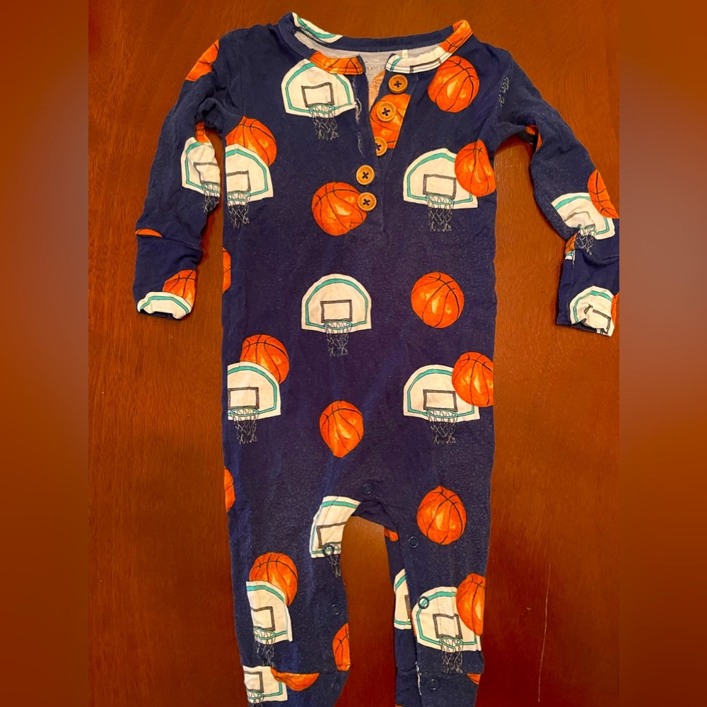Posh Peanut Basketball Romper